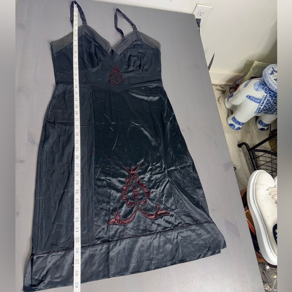 Art Deco Women’s Vintage Black Slip - Picture 7 of 7